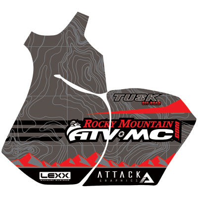 Attack Graphics Traverse Radiator Shroud Decals Safari Fuel Tank