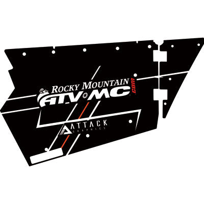 Attack Graphics Custom Tusk Barrier Door Graphics Rocky Mountain