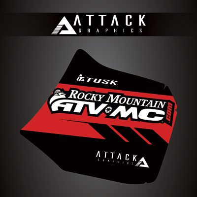 Attack Graphics Renegade Radiator Shroud Decal Acerbis Tank Gallon