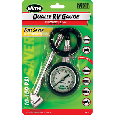 Slime Dually RV Tire Pressure Gauge psi